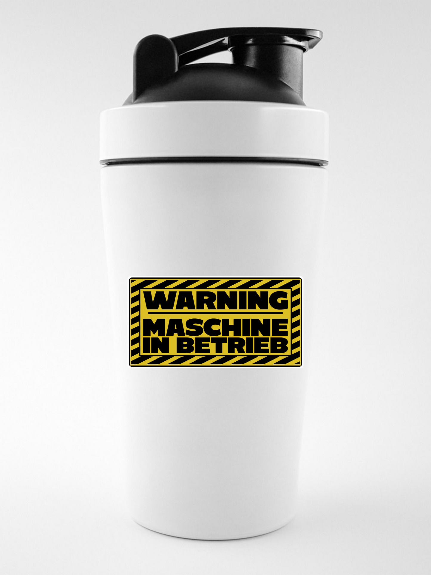WARNING MASCHINE EDELSTAHL-SHAKER